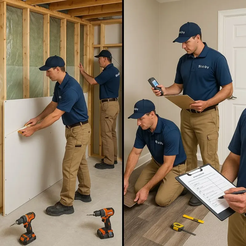 Repairs and Reconstruction process in West Salem, WI